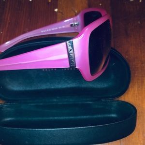 Ralph Lauren Pink Frame Sunglasses
